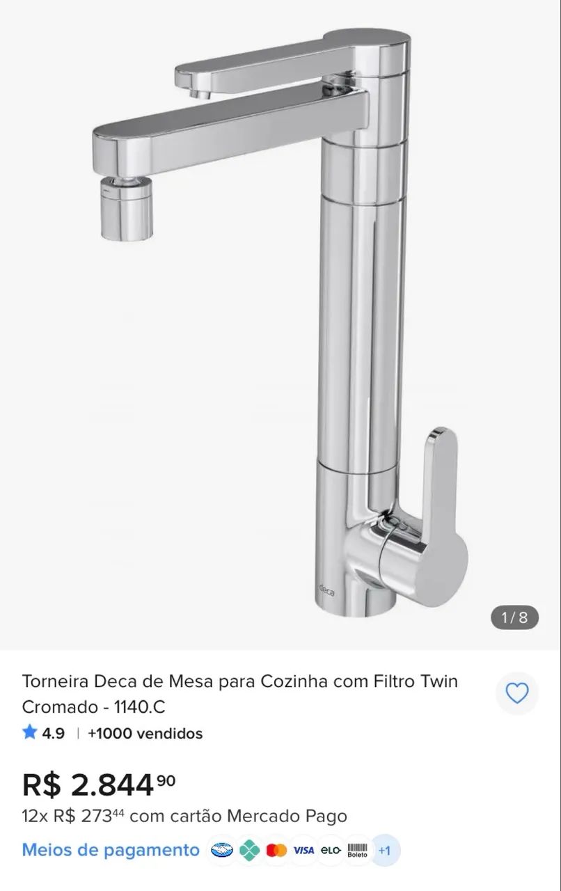 TORNEIRA DECA COM FITRO - Foto 4
