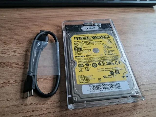 HD Externo ou interno com case 500 GB - Foto 4