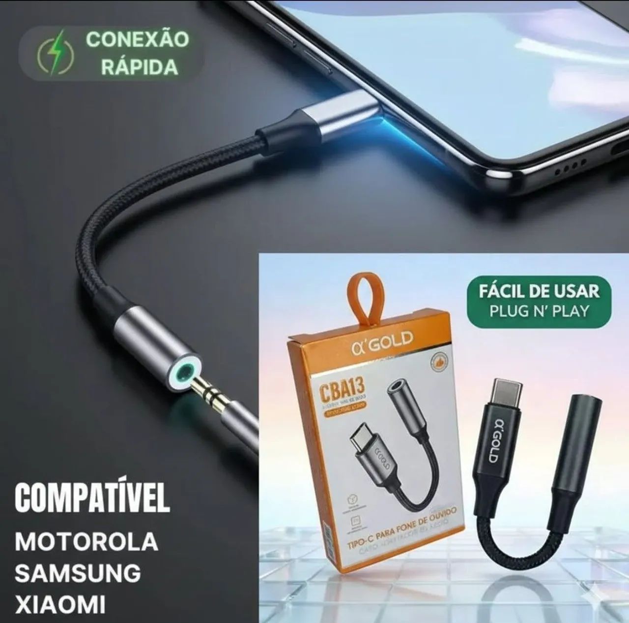 QKZ AK6 Earphone Kit + A'Gold USB-C Adapter65724533605762121