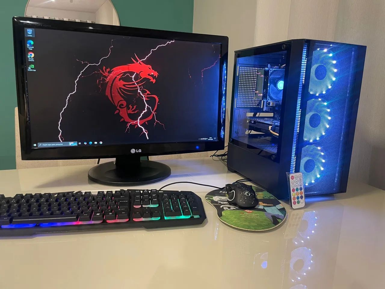 Pc gamer completo  Intel i5, 16gb, GTX 750, NVME, monitor 23, em até 18x - Foto 6