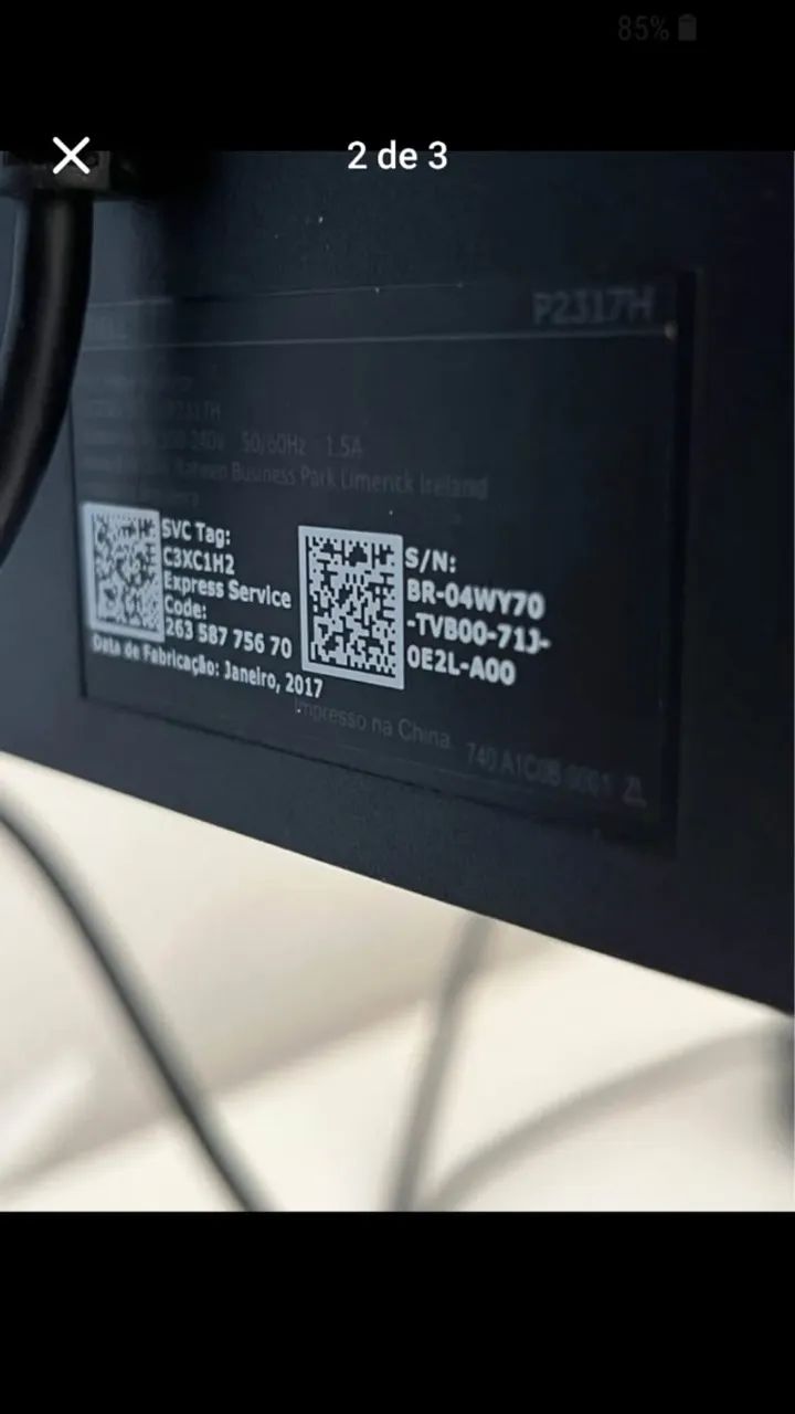 MONITOR DELL P2417H 24" FULL HD IPS - ÓTIMO CUSTO-BENEFÍCIO - Foto 4