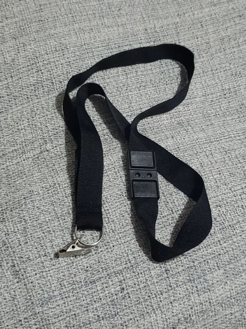 Black Cord Strap with Snap Hook