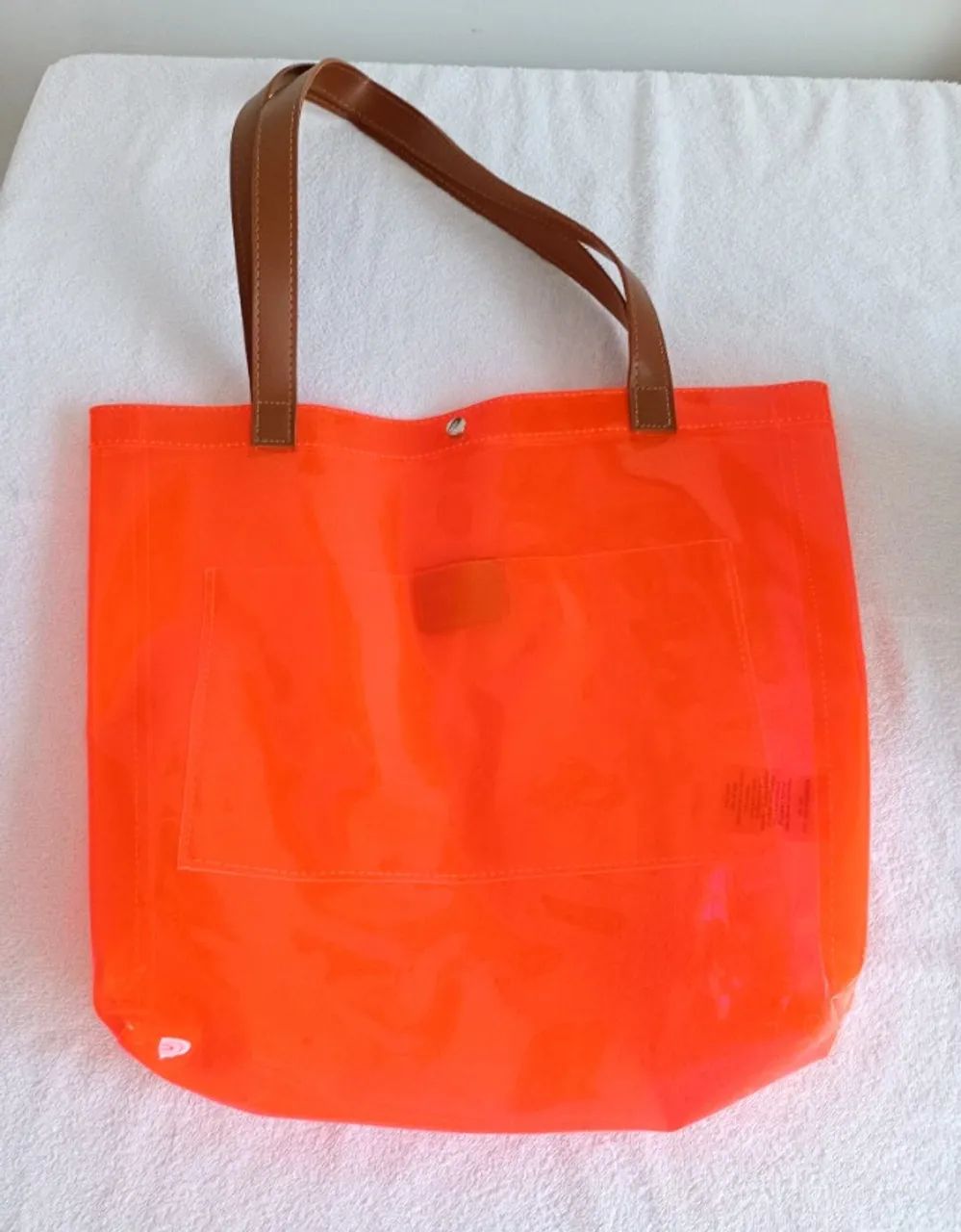 Bolsa de Praia Líquido Laranja - Foto 3