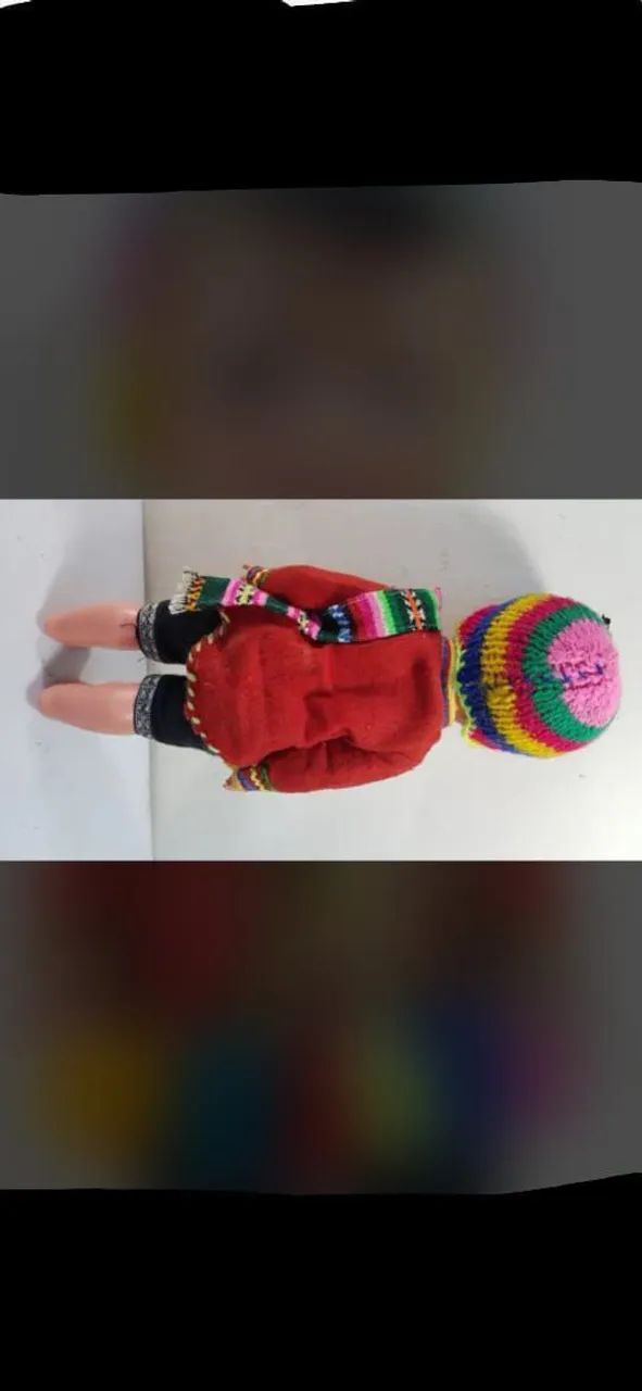 Boneco com trajes típicos da Guatemala  - Foto 3