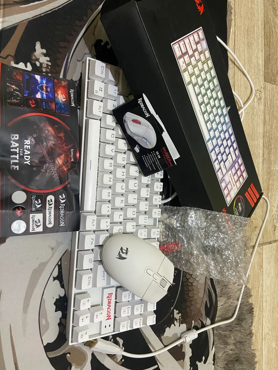 Mouse é teclado Redragon novos com caixa e selos