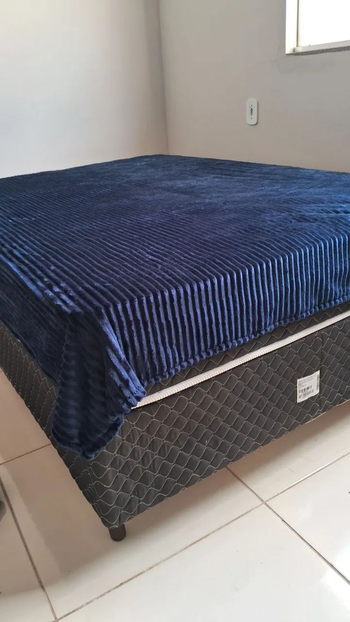 Cama  de casal Box  semi nova Gazin - Foto 5