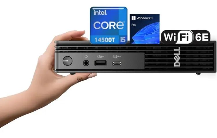Mini PC Dell Pro Micro QCM1250, Core I5 14500T, 8gb, 256gb, Wi-Fi 6, Bluetooth, Win 11