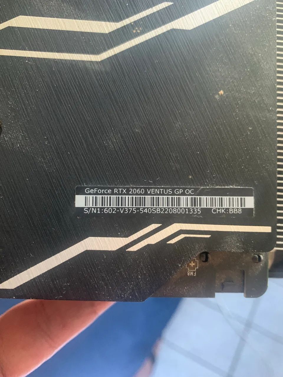 PLACA DE VIDEO GTX 2060  COM CAIXA ORIGINAL 