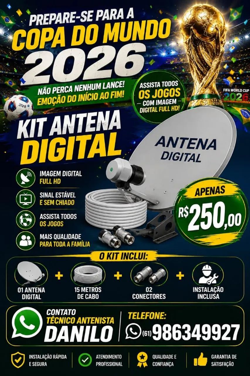 Kit antena digital 