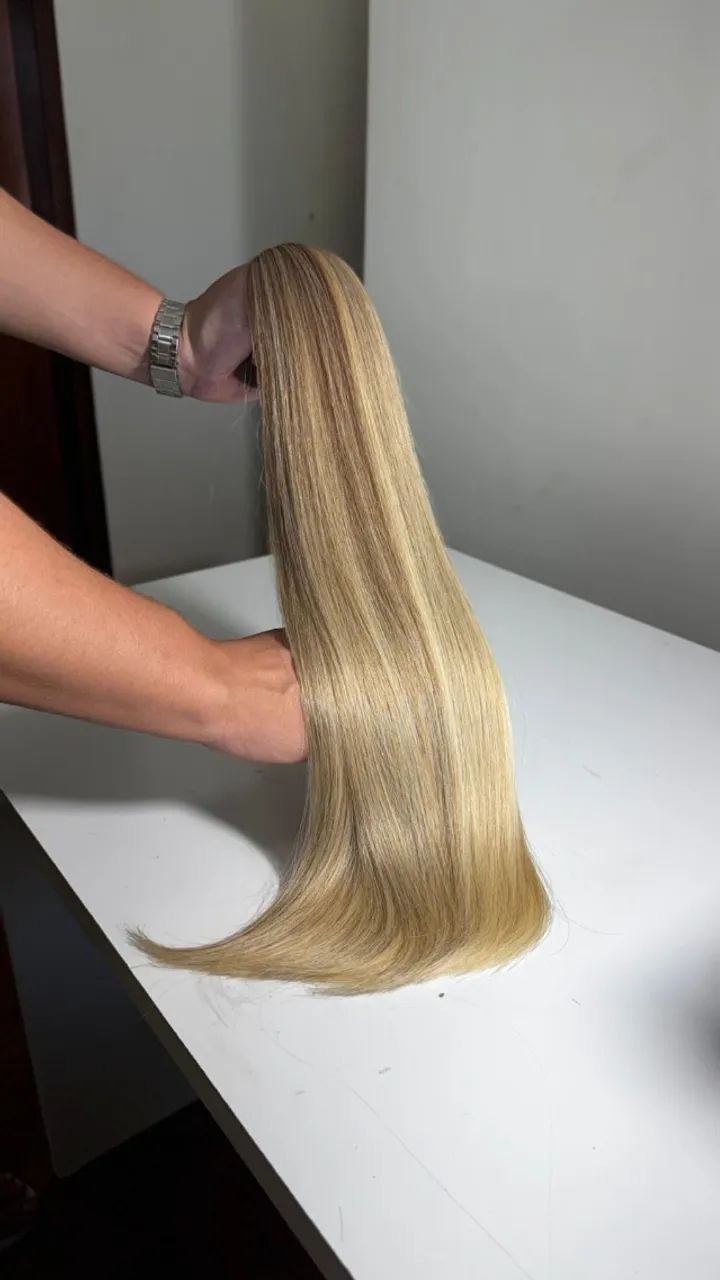 MEGA HAIR BRASILEIRO REGIONAL LOIRO 65CM CADA - Foto 2