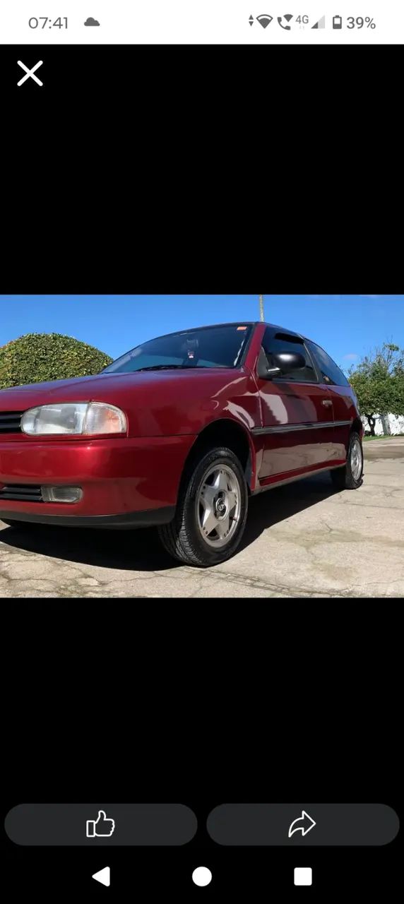 Volkswagen Gol Geração I CL 1.6 2P 1995