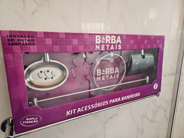 Kit acessórios de Banheiro 5 peças - Foto 3