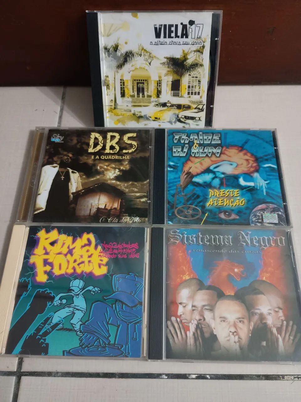 Cd LER DESCRIÇÃO Rap Nacional Thaíde DJ Hum Sistema Negro DBS Rima
