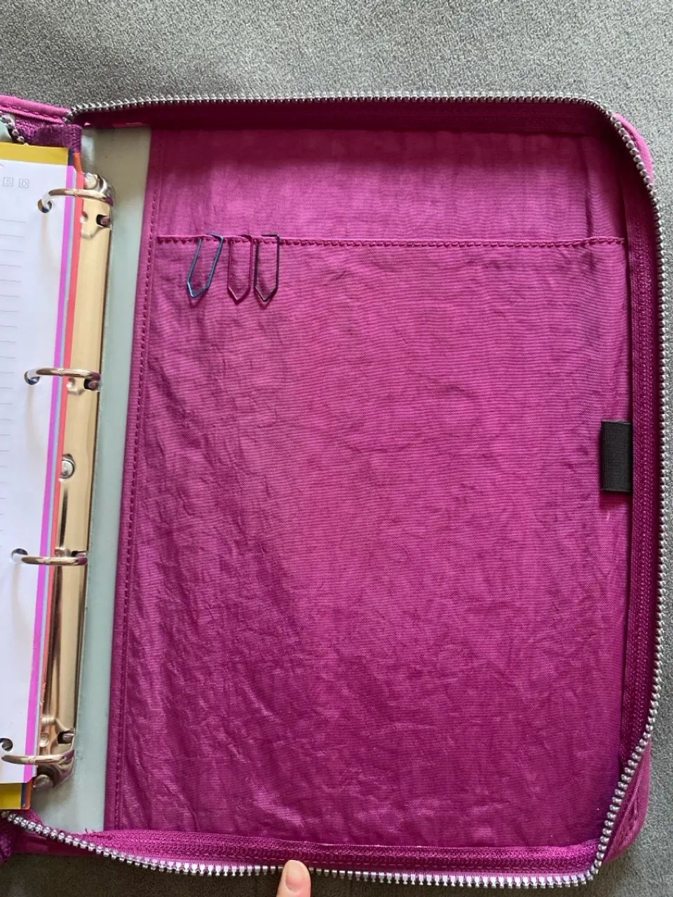 Fichário Roxo Kipling - Foto 5