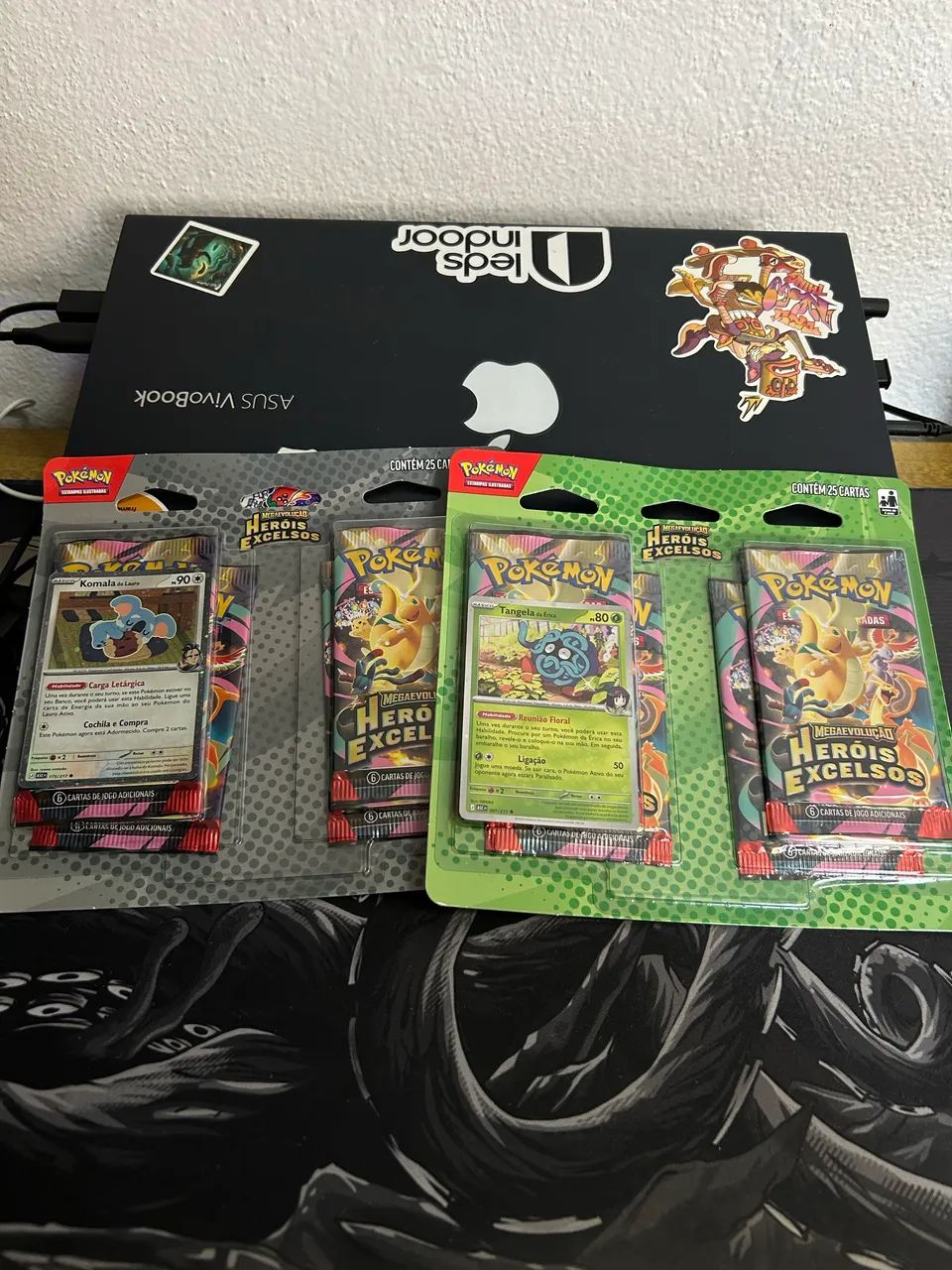 BLISTER QUÁDRUPLO MEGAEVOLUÇÃO HERÓIS EXCELSOS (valor por cada pack com 4 booster)