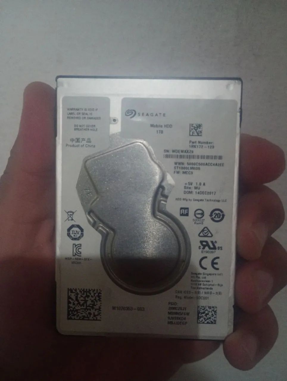 HD Seagate 1TB Saudável
