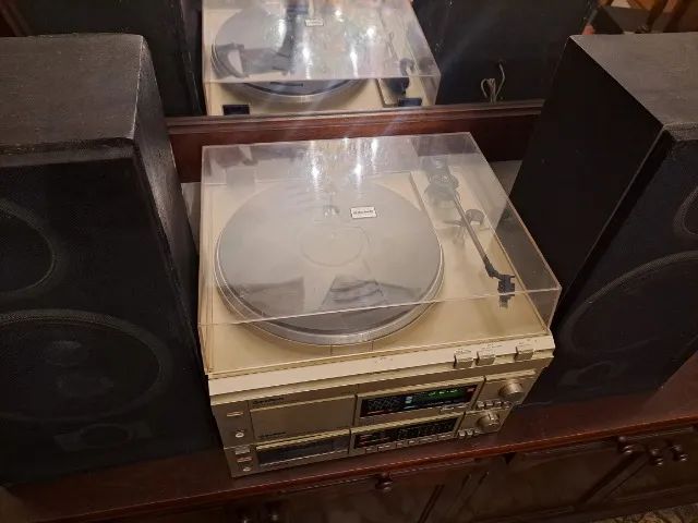 Conjunto Gradiente DS20, toca discos, receiver, tape deck e caixas , tudo funcionando - Foto 5