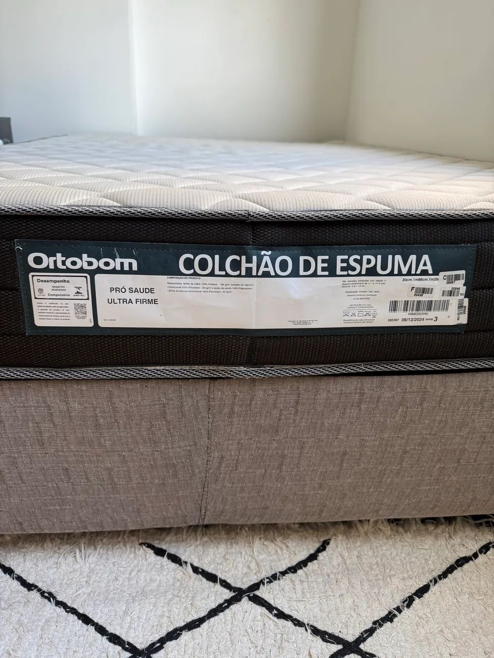 Cama de Casal Ortobom (Colchão + Base) - Foto 3