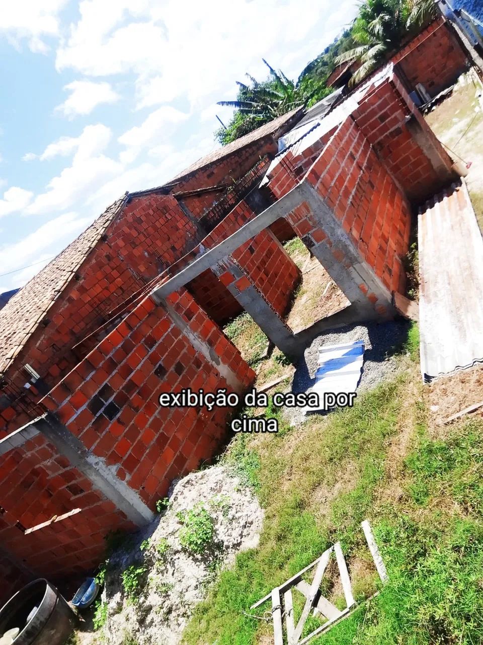 Vendo esse terreno com boa parte da casa construída  - Foto 5