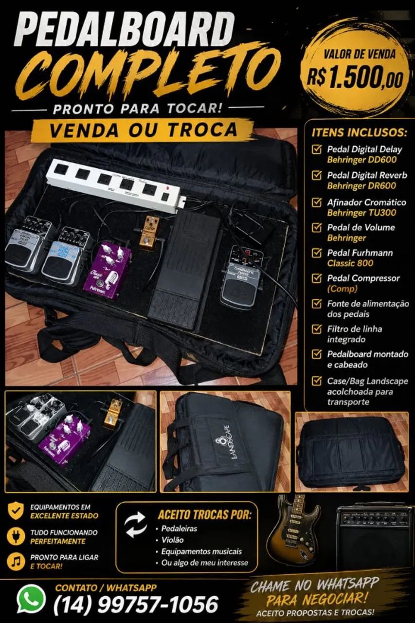 Set de pedais 