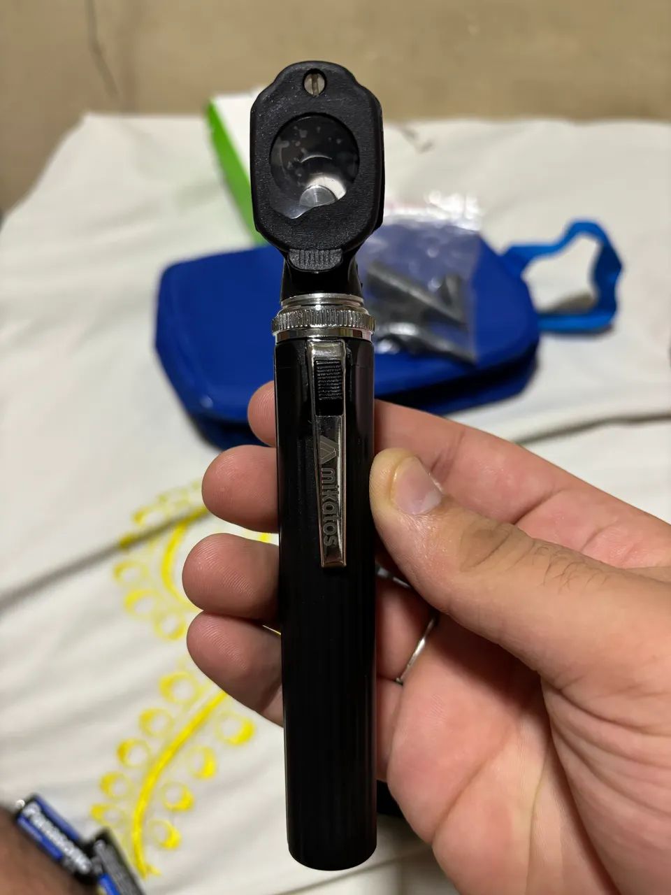 Mini Otoscópio Mikatos ? Preto Led? - Foto 2