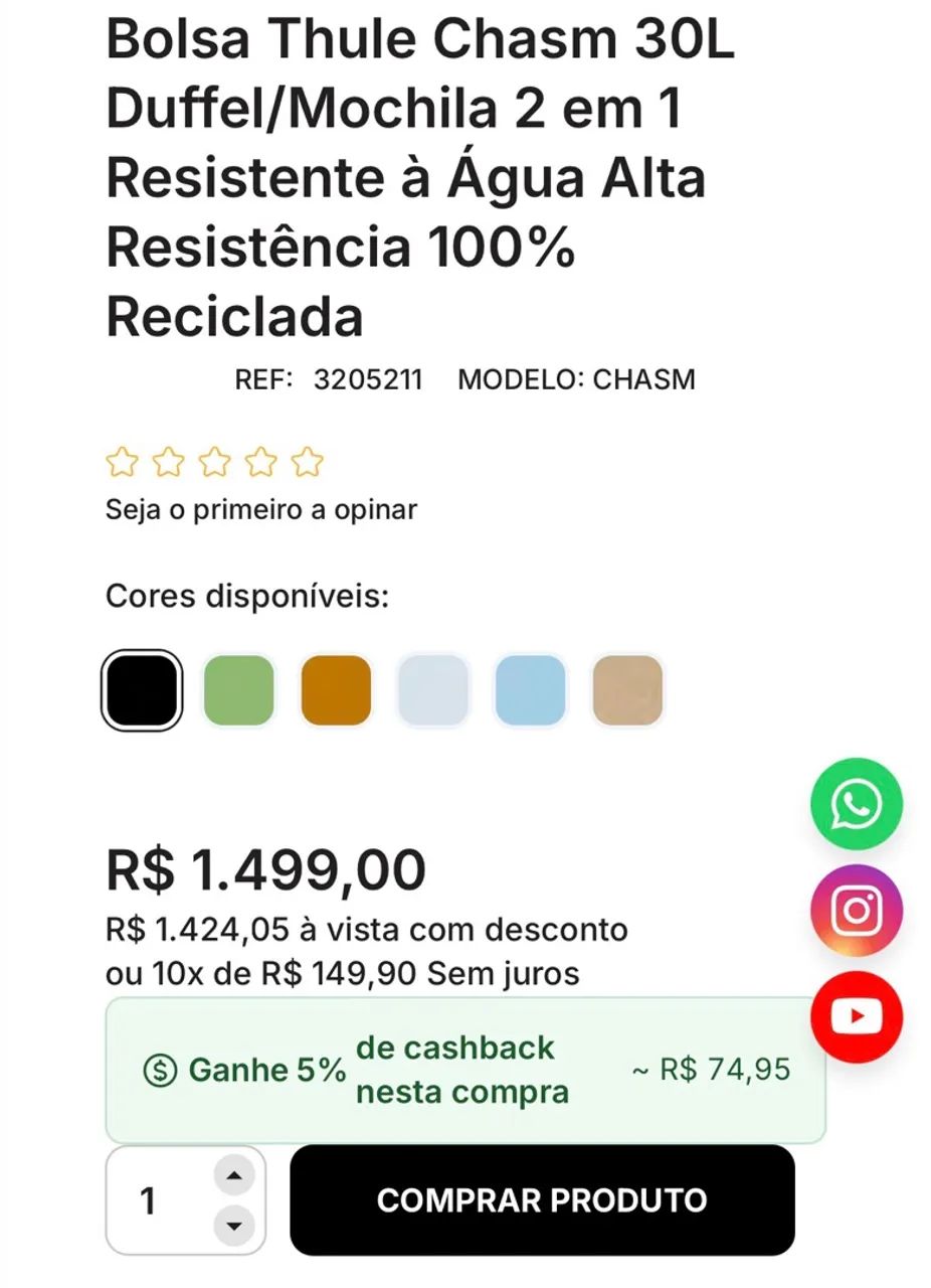 Mochila THULE CHASM 30 L  - Foto 4