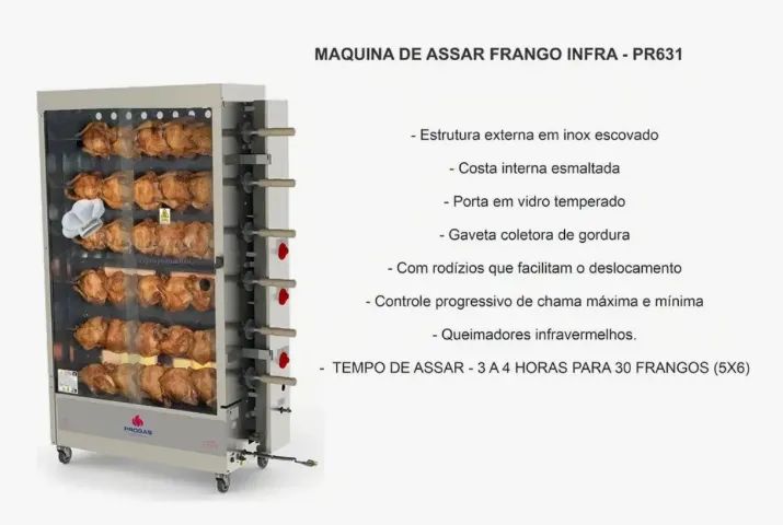 Assadeira de frango churrasqueira  - Foto 2