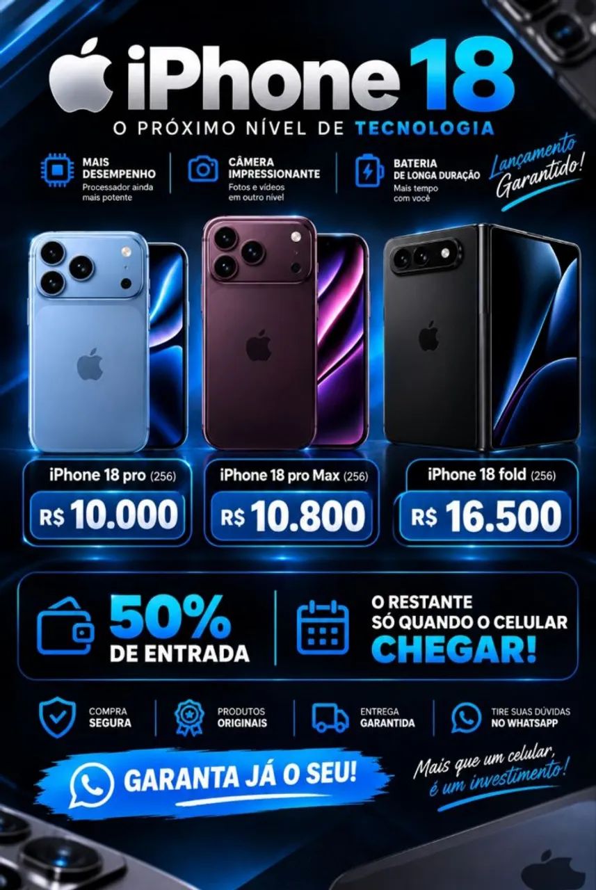 IPHONE SOB ENCOMENDA - DIRETO DOS EUA
