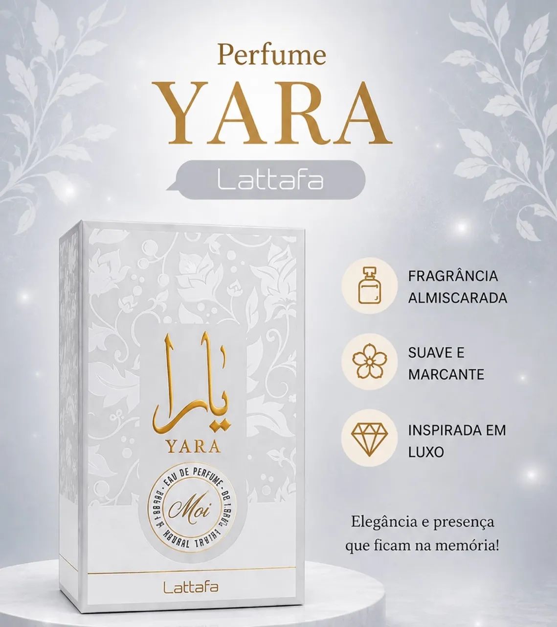 Perfume árabe original Lattafa Yara Mói