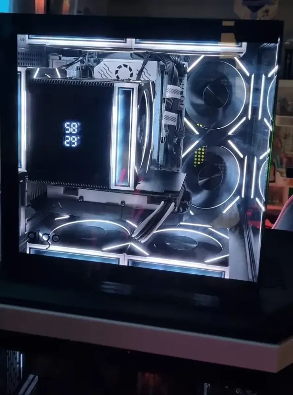 Cooler Temp 6 Pro Black Display Temperatura P/ Intel E Amd - Foto 2