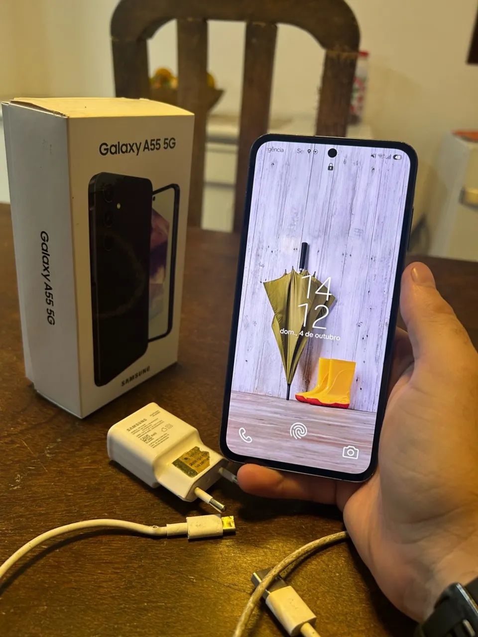 Samsung A55 5G 256GB Azul Escuro