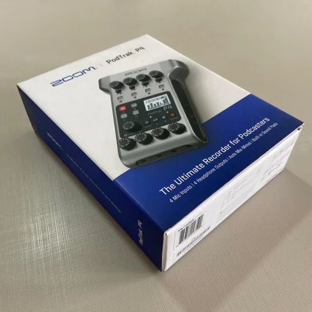 Zoom Podtrak P4 - Gravador para Podcast - Microfones e Gravadores