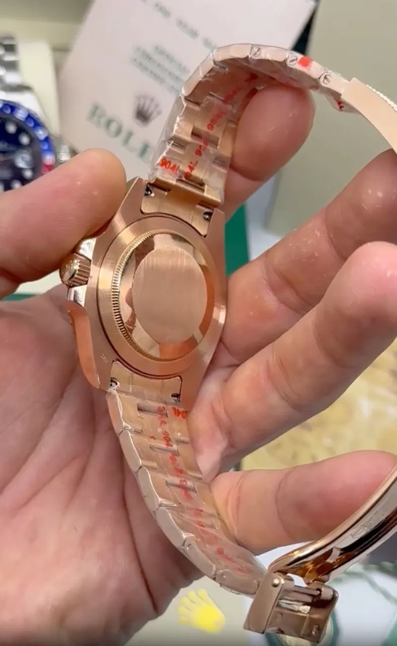 Rolex GMT Master II Rosé 40mm Automático - Foto 2