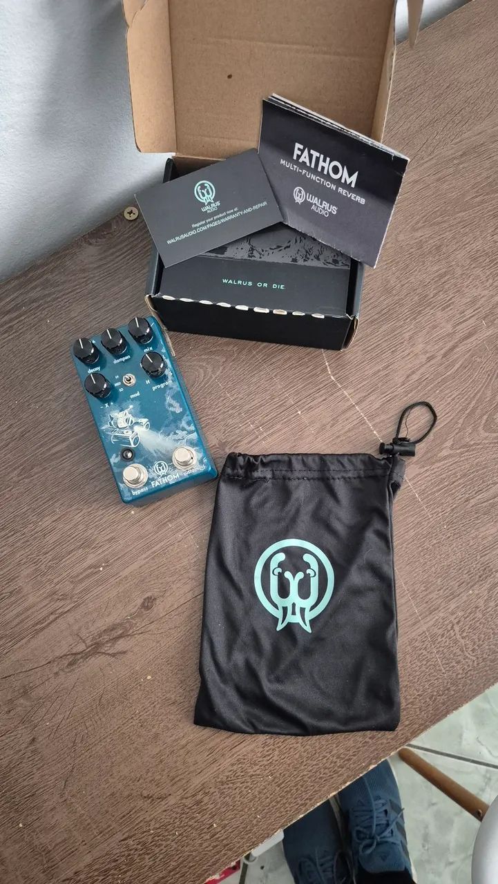 Pedal de Reverb Walrus Audio Fathom - Instrumentos musicais
