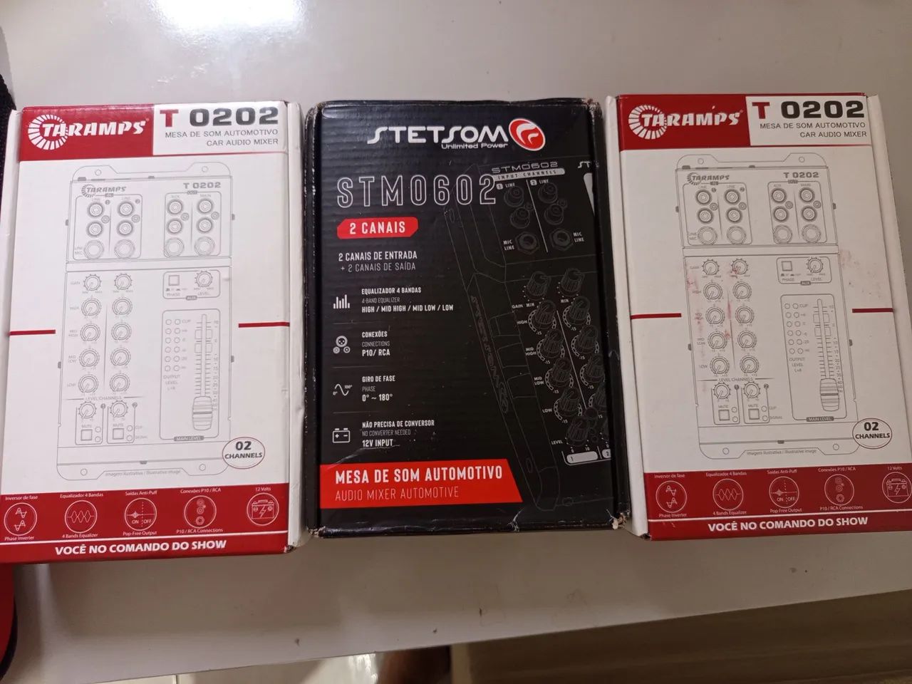 Mesa de som Taramps t 0202 nova