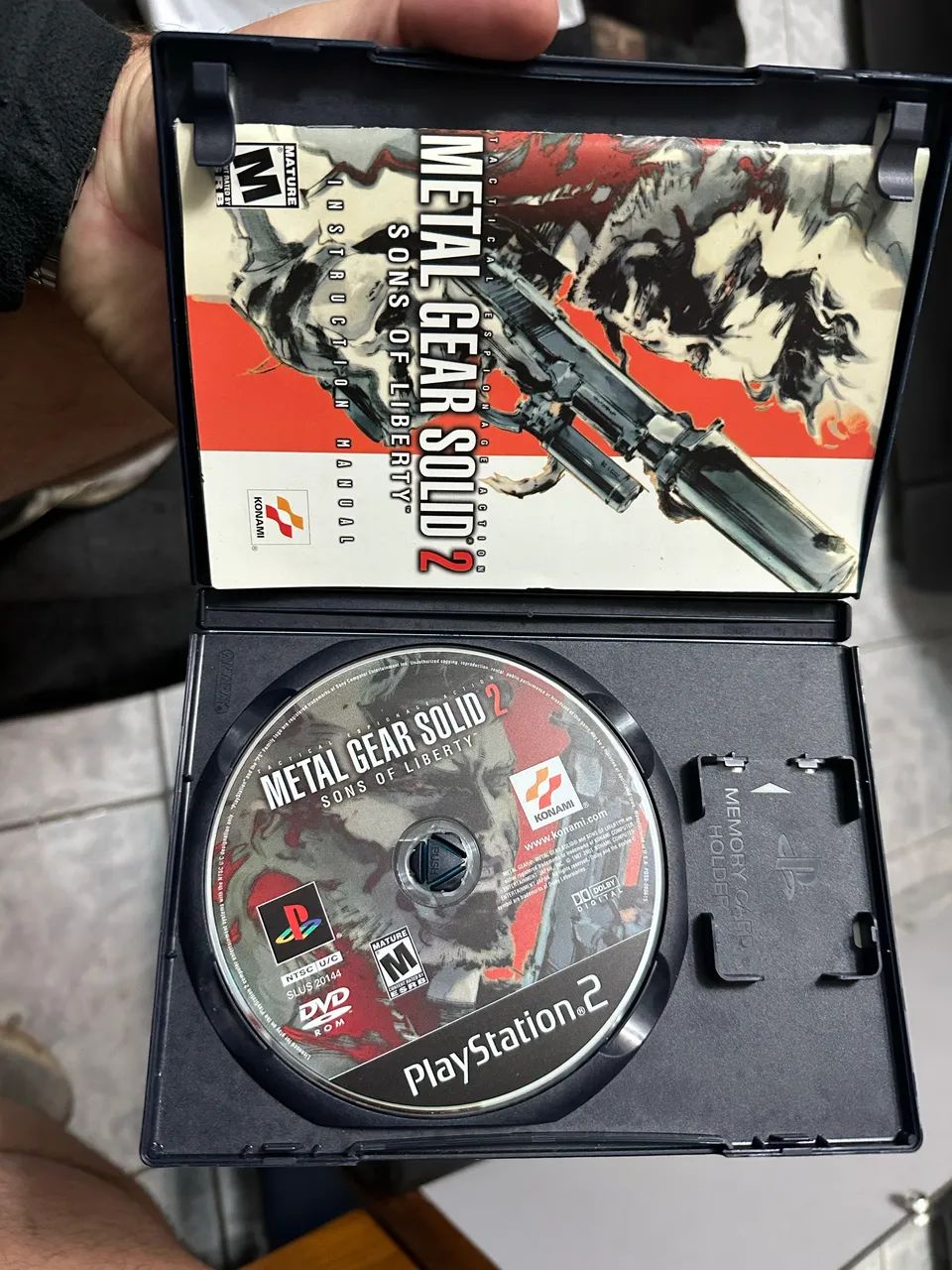 Metal gear solid2 sons of liberty play 2 original - Jogos de Vídeo