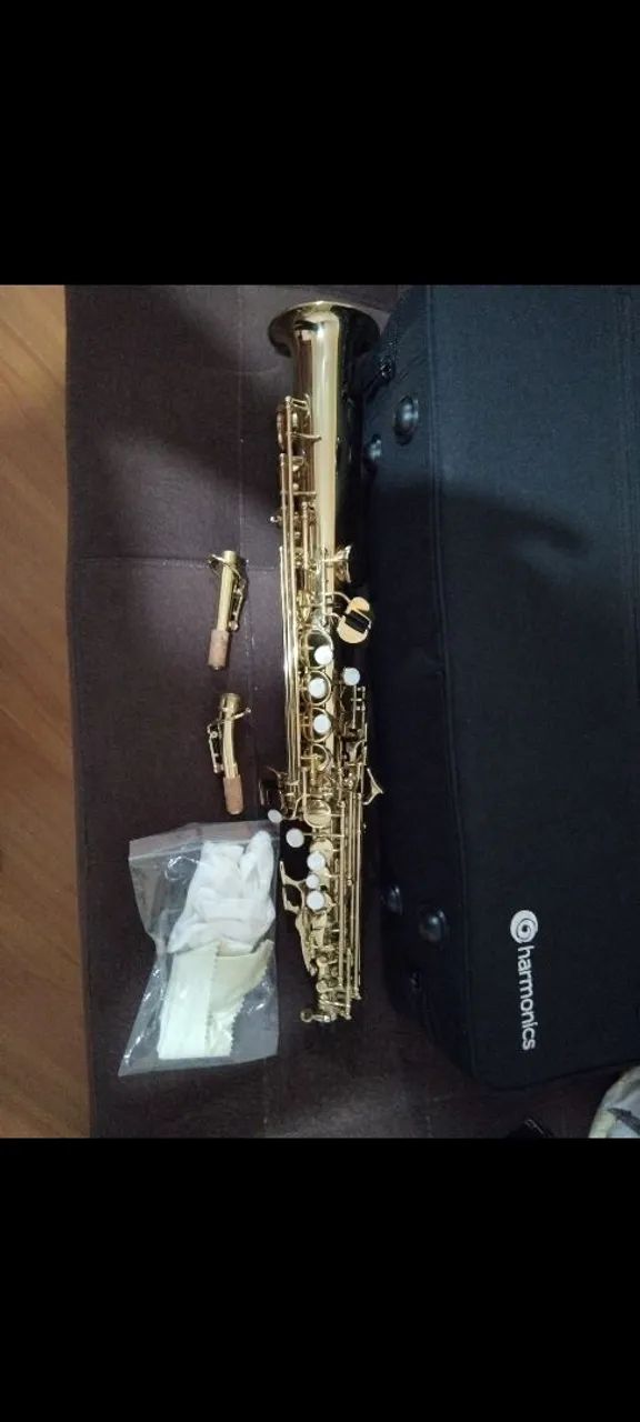 Sax Soprano Harmônics HTS  novo  - Foto 5