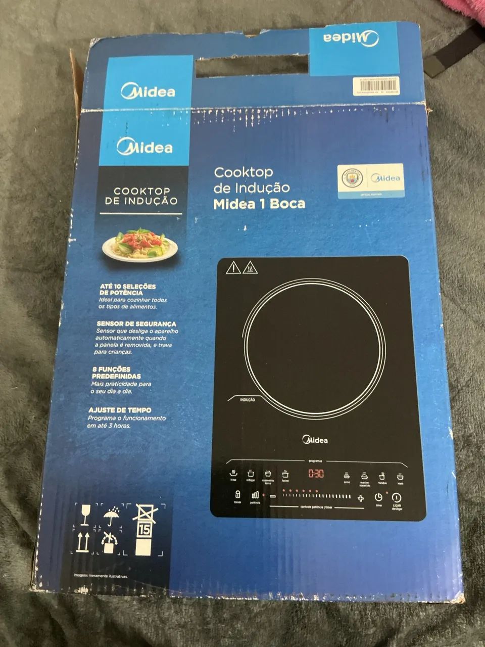 COOKTOP DE INDUÇÃO MIDEA 1 BOCA - PORTÁTIL - Foto 2