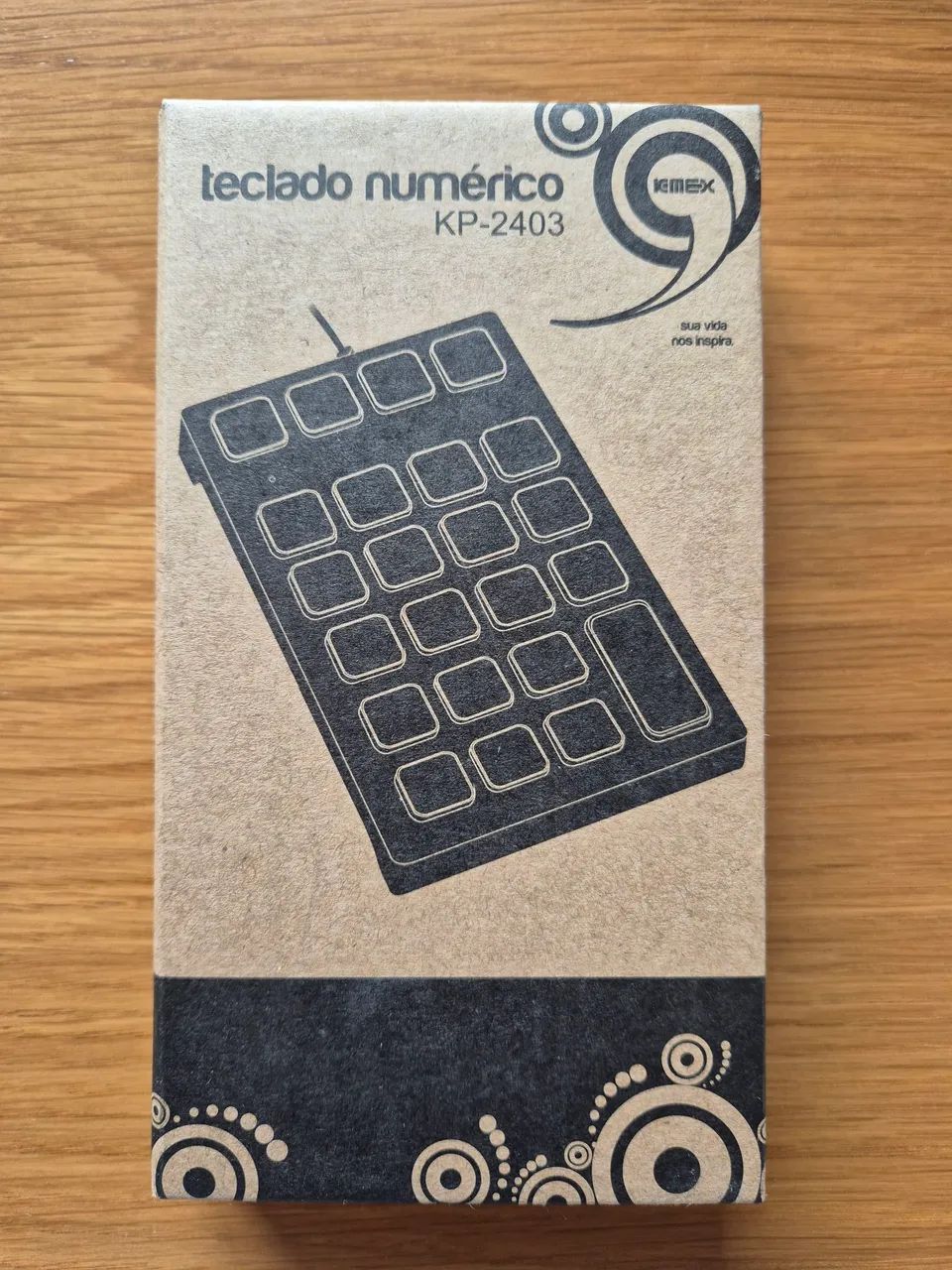 Teclado Usb Numérico K-mex Kp-2403 - Preto