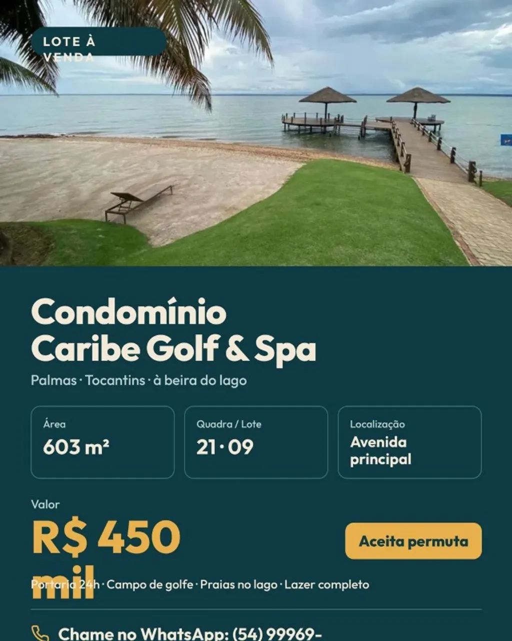 Terreno Condominio Caribe Golf