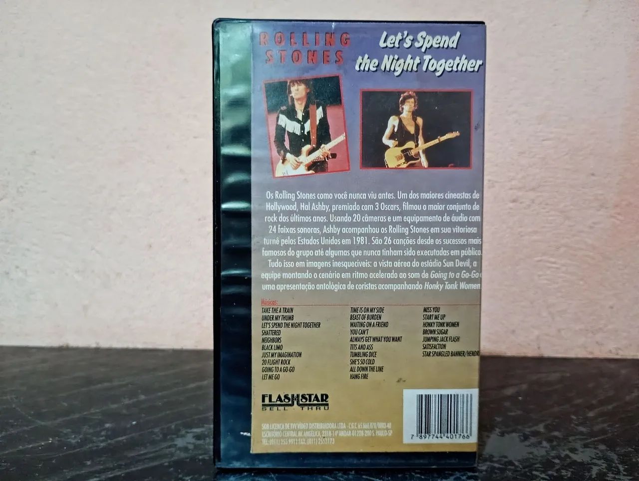 VHS ROLLING STONES - LETS SPEND THE NIGHT TOGETHER  - Foto 4