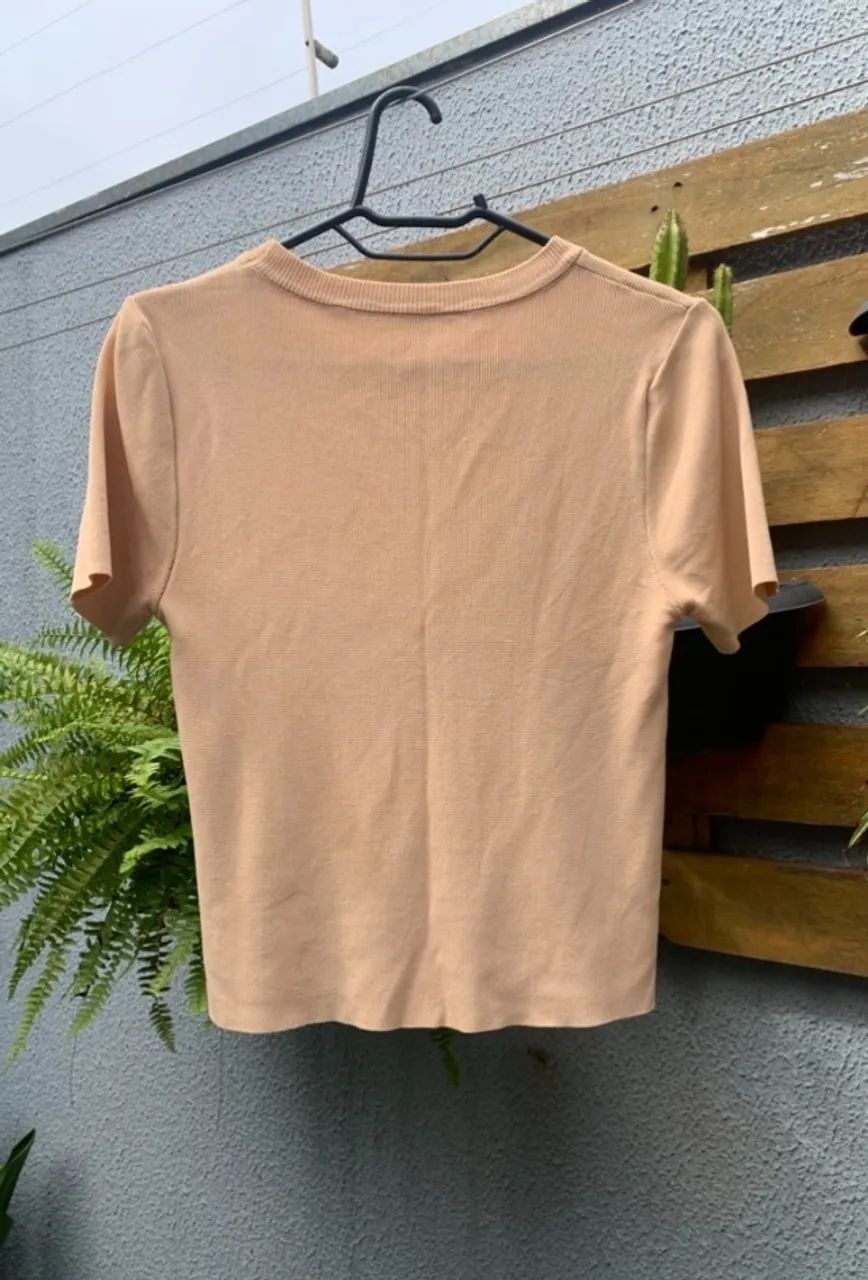 Blusa tricô nude - Foto 2