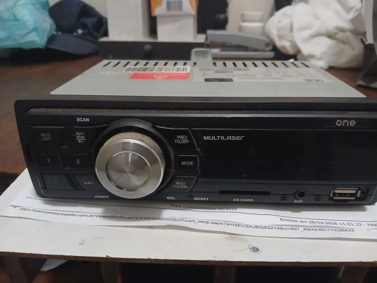 Radio automotivo 