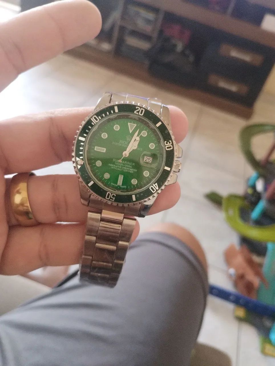 Relógio RLX submariner  Hulk
