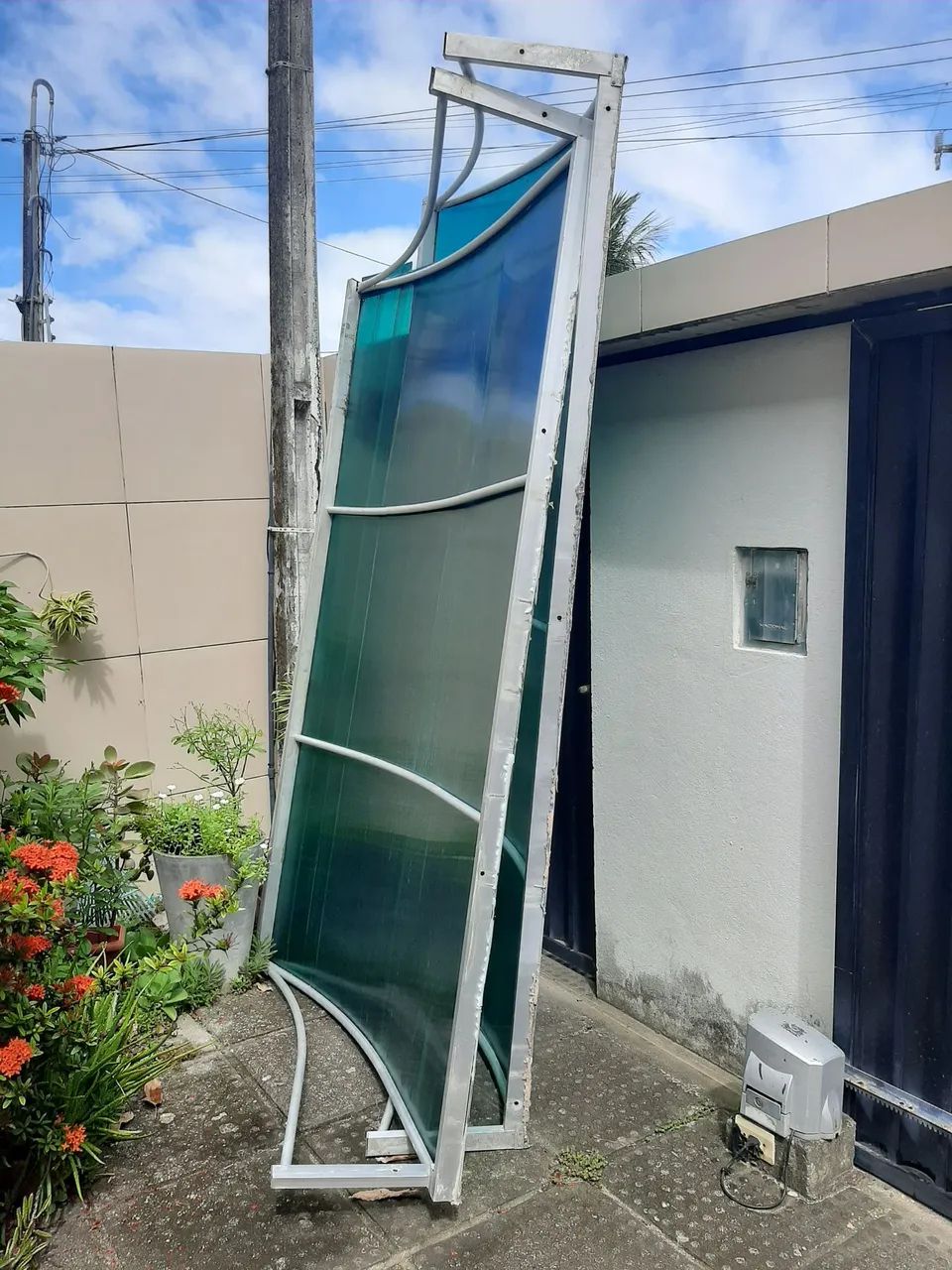Toldo policarbonato