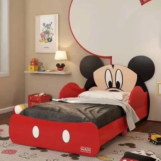 Cama mickey e minnie mouse com colchão - Foto 3