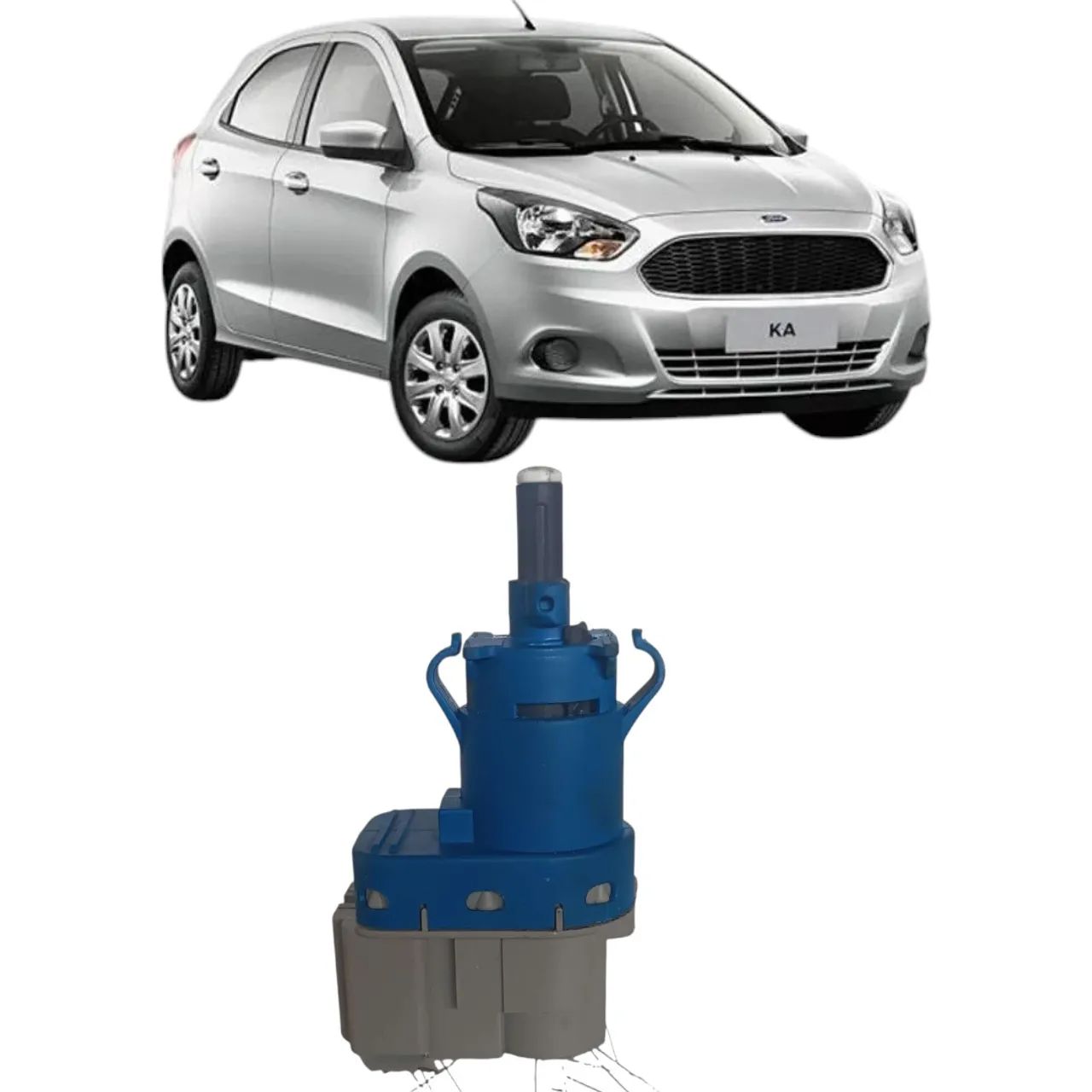 Sensor Interruptor Pedal Freio Ford Ka 2014 2019 - Foto 5