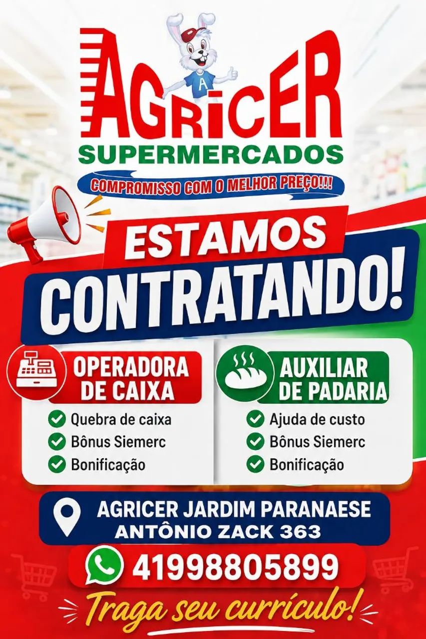 Estamos contratando 