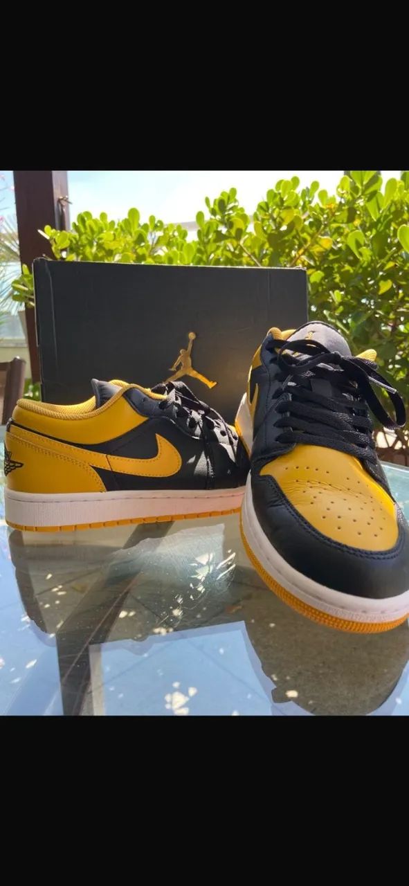 Nike Air Jordan 1 Low Yellow Ochre - Foto 3