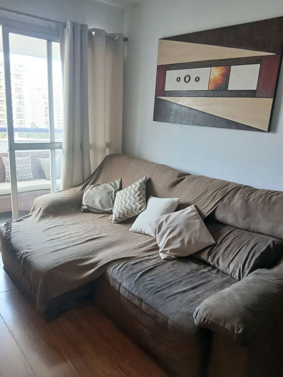 Sofa retrátil 4 lugares, usado - Foto 2